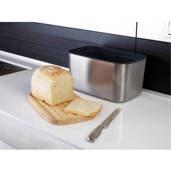 Nerezový chlébník s prkénkem Joseph Joseph Bread Bin-image-2