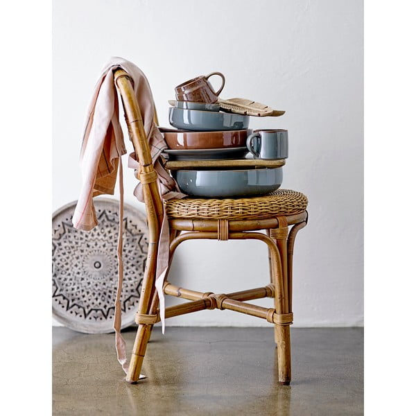 Зелена каменна купа за сервиране, ø 24 cm Pixie - Bloomingville-image-1