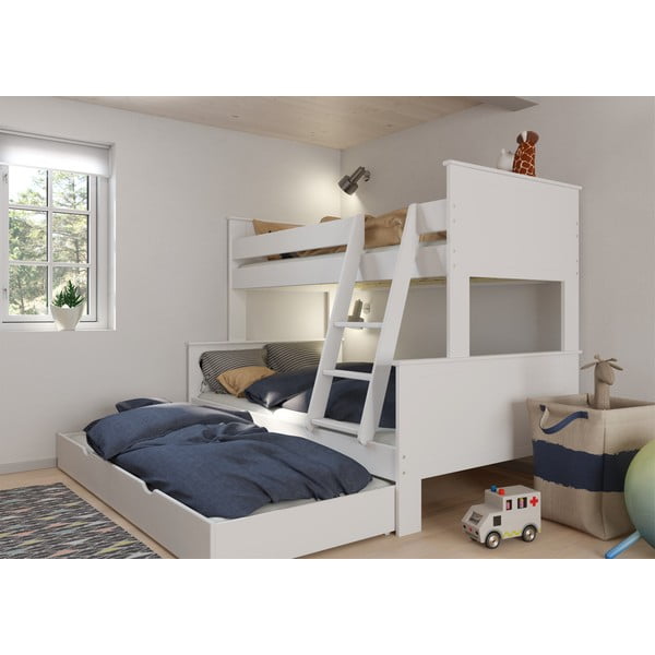 Двуетажно легло от борова дървесина 120x200 cm Alba - Tvilum-image-1