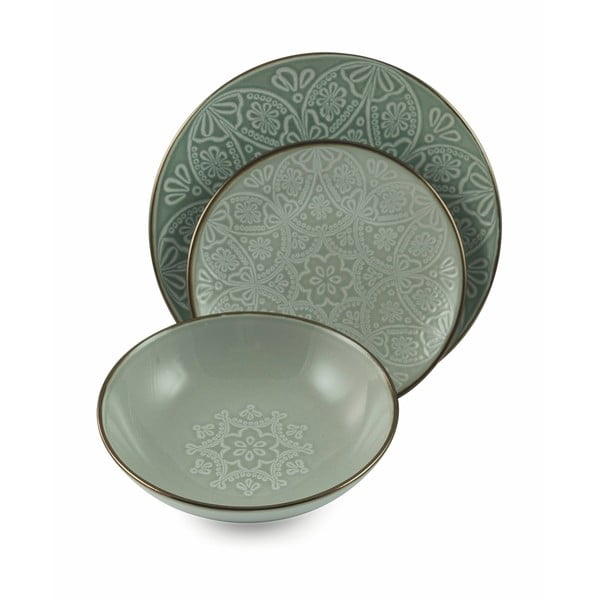 Комплект от 18 части от цветна фаянсова керамика Villa d'Este Baku - Villa d'Este-image-2