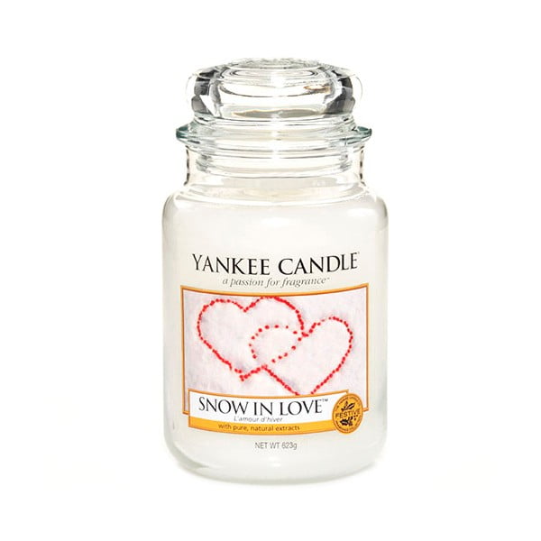 Ароматна свещ с време на горене 110 h Snow in Love - Yankee Candle