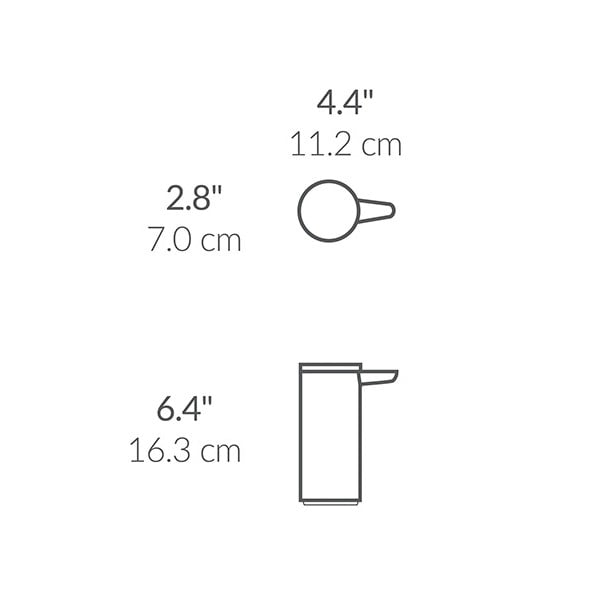 Матово сребро автоматичен стоманен диспенсер за сапун 266 ml – simplehuman-image-2
