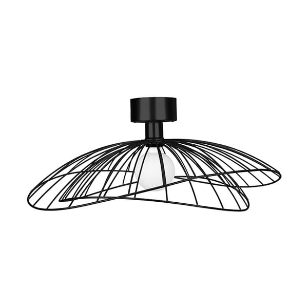 Черна лампа за таван/стена Globen Lighting Ray, ø 60 cm - Globen Lighting