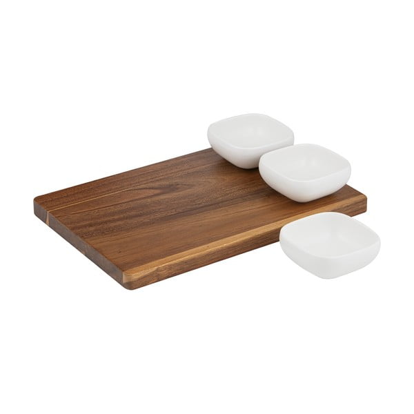 Бял порцеланов комплект от за сервиране 6 бр. Essentials – Ladelle-image-2