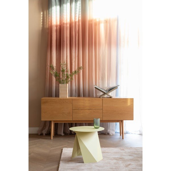 Метална кръгла странична масичка 45x46 cm Foldy – Zuiver-image-1