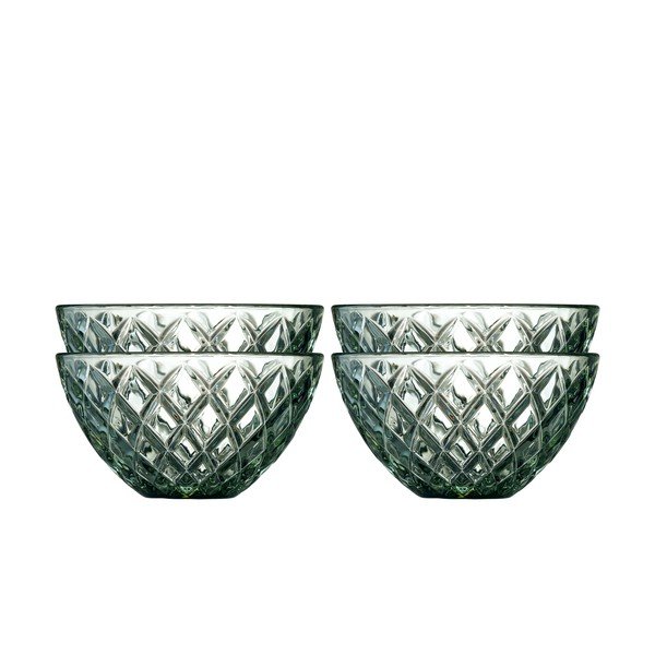 Зелени стъклени купички в комплект от 4 бр. 325 ml Sorrento – Lyngby Glas