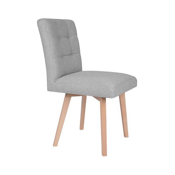Светлосив трапезен стол Tulip - Mazzini Sofas-image-1