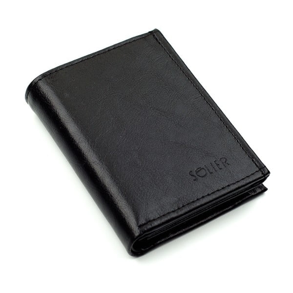 Pánská kožená peněženka SW01, černá