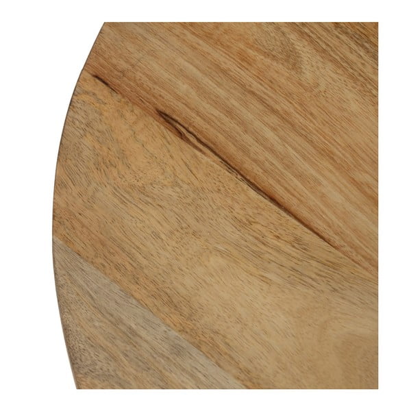 Кръгла масичка за кафе от масивно манго в естествен цвят ø 60 cm Mao – Ixia-image-4