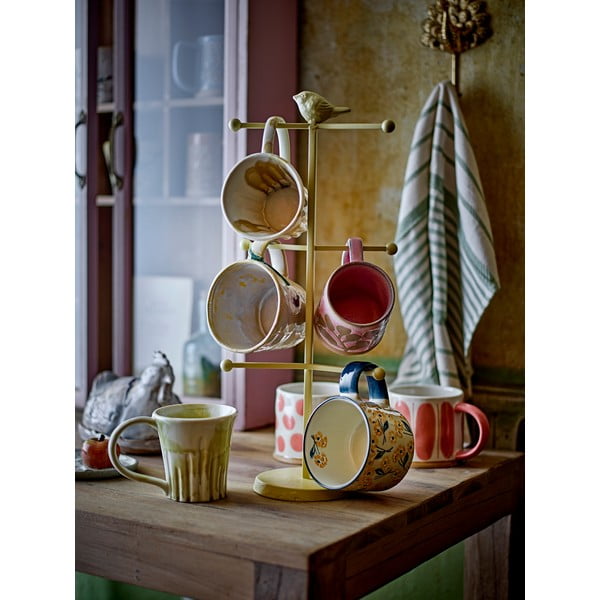 Глинени чаши в комплект от 3 бр. в цвят сьомга/кремави 450 ml Linora – Bloomingville-image-2