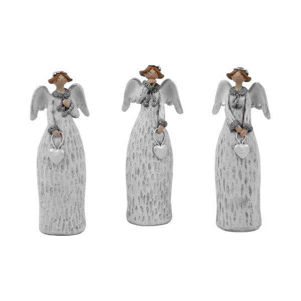 Комплект от 3 коледни украси във формата на ангели Gréta Ego decor - Ego Dekor