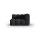 Черен модул за диван (десен ъгъл) Lupine - Micadoni Home
