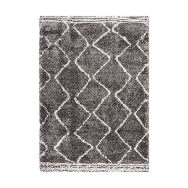 Сив килим 200x290 cm Riad Berber – Flair Rugs