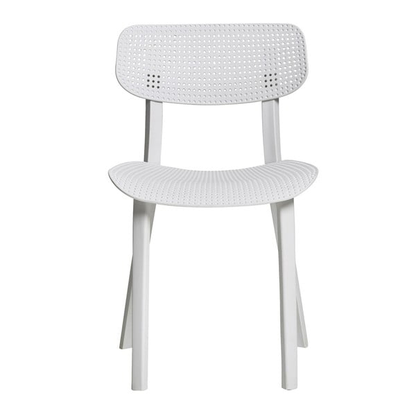 Комплект от 4 бели трапезни стола Eleni - Marckeric
