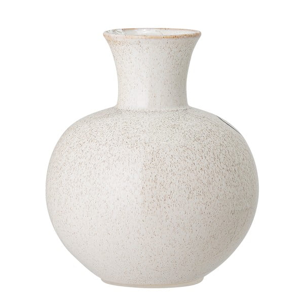 Ваза от бял фаянс, височина 22,5 cm Irini - Bloomingville-image-2