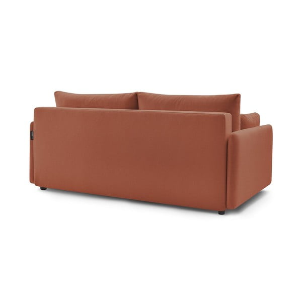 Оранжев сгъваем диван 211 cm Marcel – Bobochic Paris-image-4