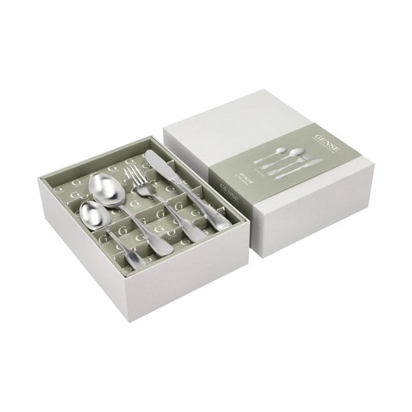 Прибори за хранене от неръждаема стомана в сребрист цвят 16 бр. Attaché – Gense-image-2