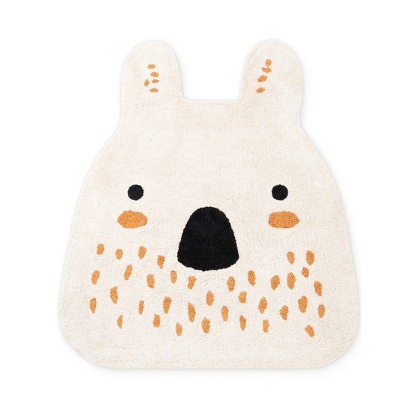 Кремав памучен детски килим подходящ за пране/ръчно изработен 120x137 cm Snuggle Nienchen – Hanse Home