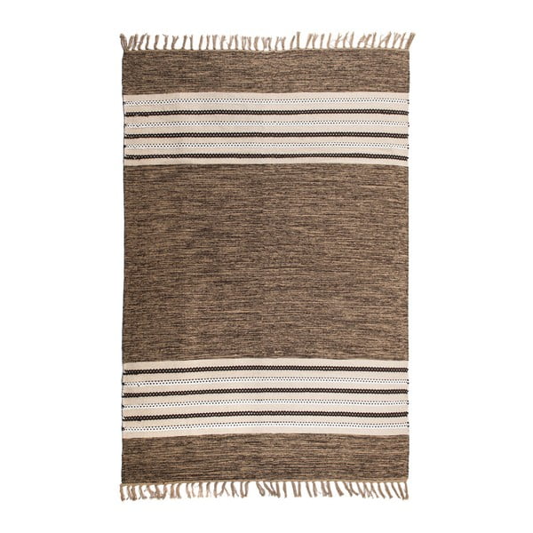 Oboustranný bavlněný koberec ZFK Coffee, 150 x 80 cm