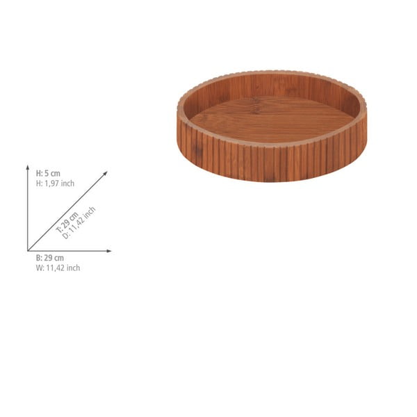 Въртящ се бамбуков органайзер за подправки ø 29 cm Mera – Wenko-image-1