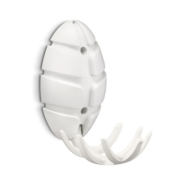 Бяла стенна пластмасова кука Bug – Spinder Design-image-2