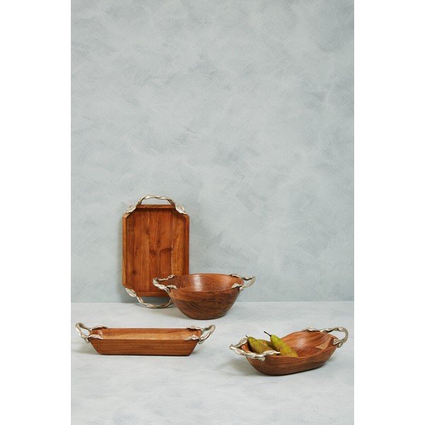 Дървена купа в естествен цвят Vine – Premier Housewares-image-2