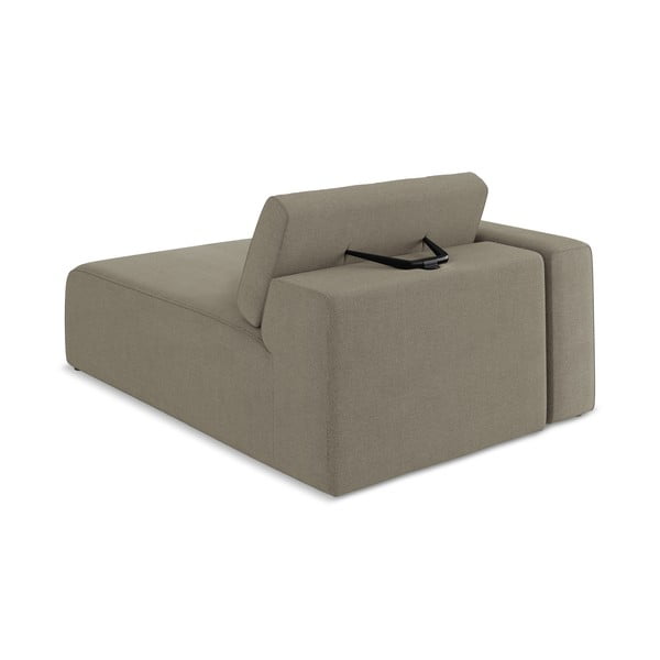 Светлокафяв модул за диван (ляв ъгъл) Kalea – Makamii-image-4