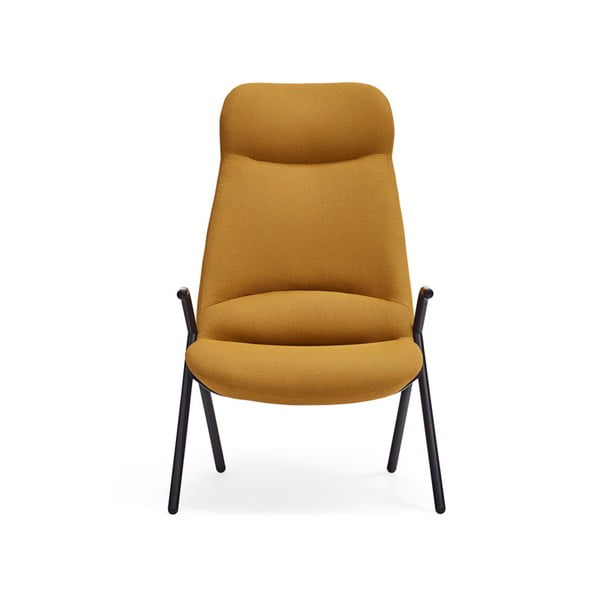 Жълт фотьойл , височина 114 cm Dins - Teulat-image-2