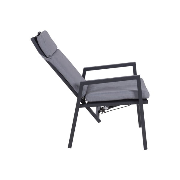 Сив градински стол метален Sintra – Garden Pleasure-image-4