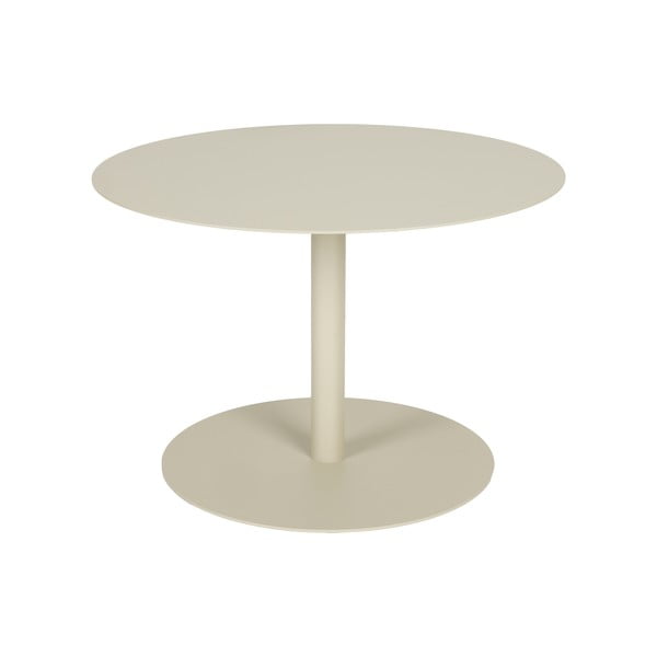 Кремава стоманена кръгла масичка за кафе ø 60 cm Snow – Zuiver