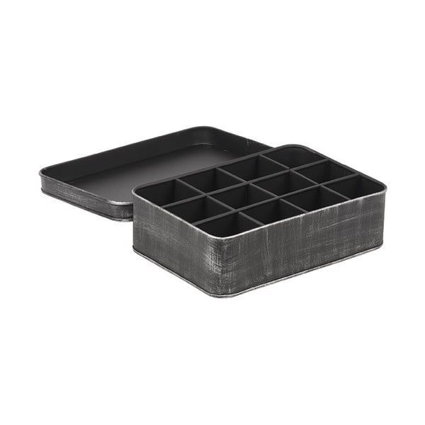 Черна метална кутия за чай - LABEL51
