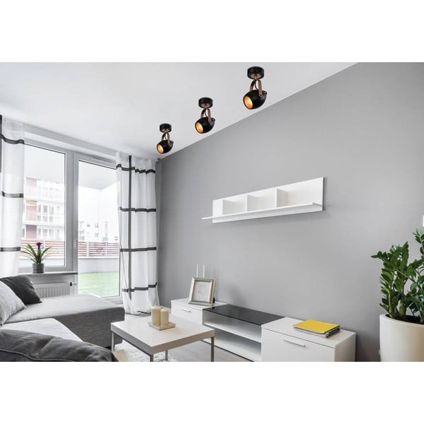 Черна метална стенна лампа Anica - Candellux Lighting-image-1