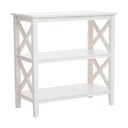 Бял стелаж от масивен бор 40x81x81 cm Heritage – Premier Housewares