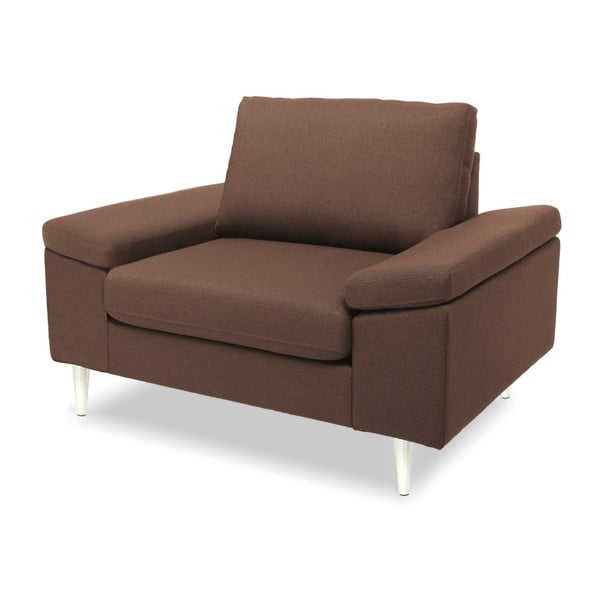 Hnědé  křeslo Vivonita Nathan