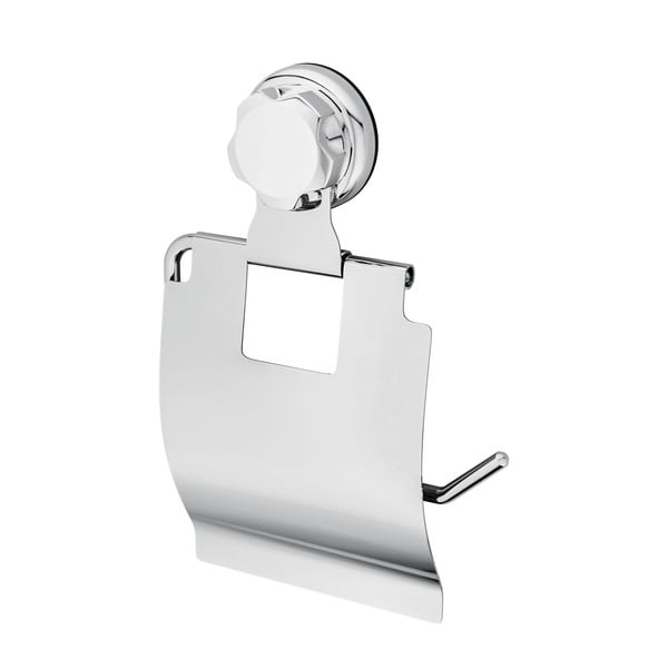 Самозадържаща се метална поставка за тоалетна хартия в сребристо Bestlock Bath - Compactor-image-3