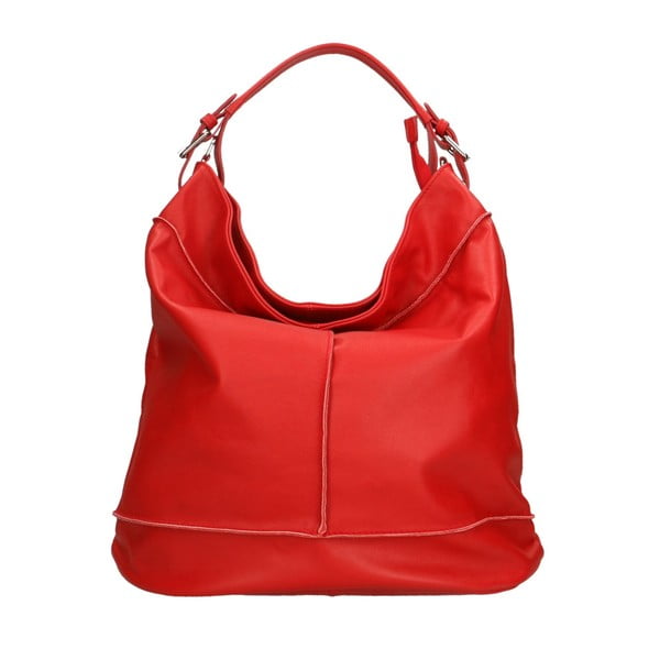 Червена кожена чанта Diana - Roberto Buono