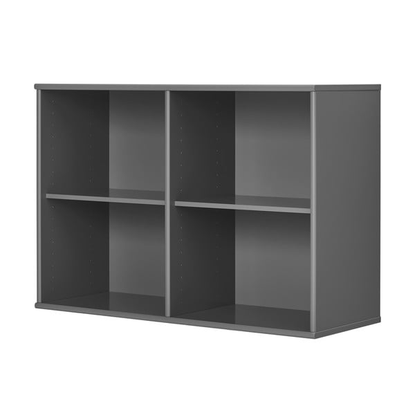 Антрацитна висяща библиотека 89x61 cm Mistral – Hammel Furniture-image-1