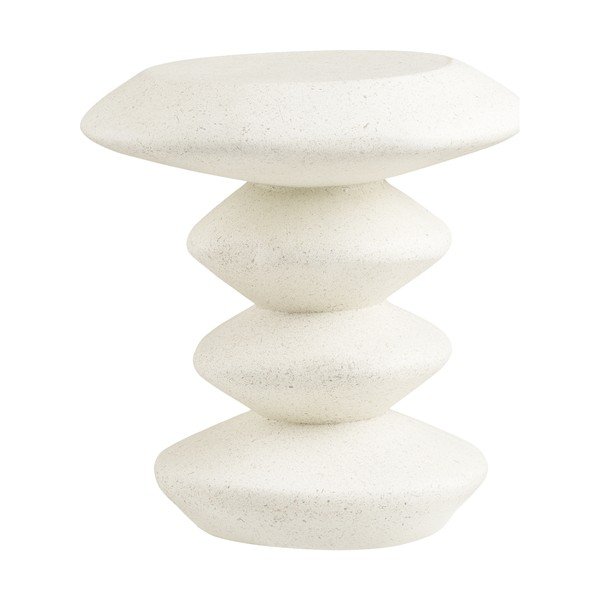 Каменна кръгла странична масичка ø 36 cm Blackburn – House Nordic