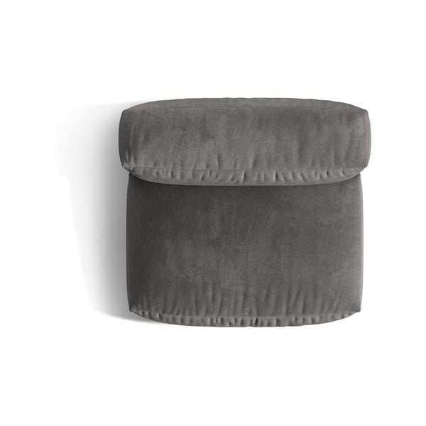 Сив кадифен модул за диван (среден модул) Martina – Micadoni -image-3