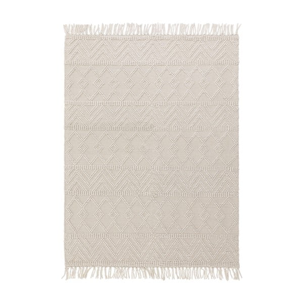 Кремав вълнен килим 120x170 cm Asra - Asiatic Carpets