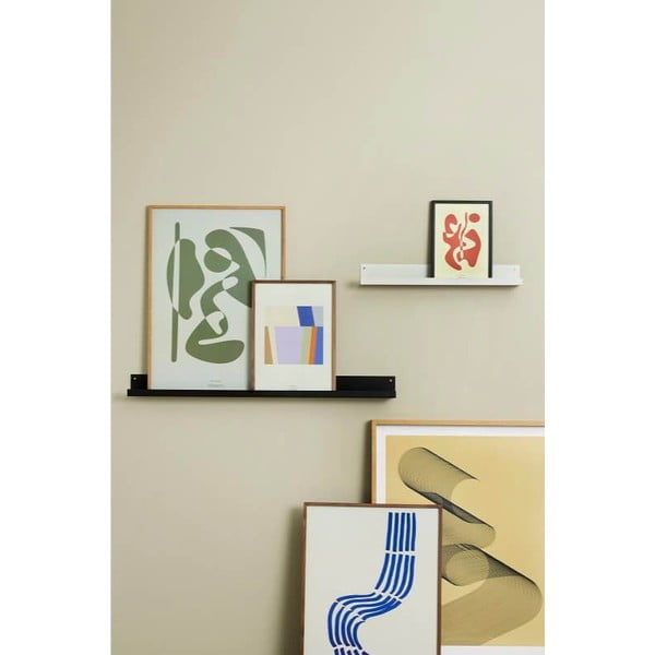 Светлосив метален стенен рафт за снимки 100 cm Care – Hübsch-image-1