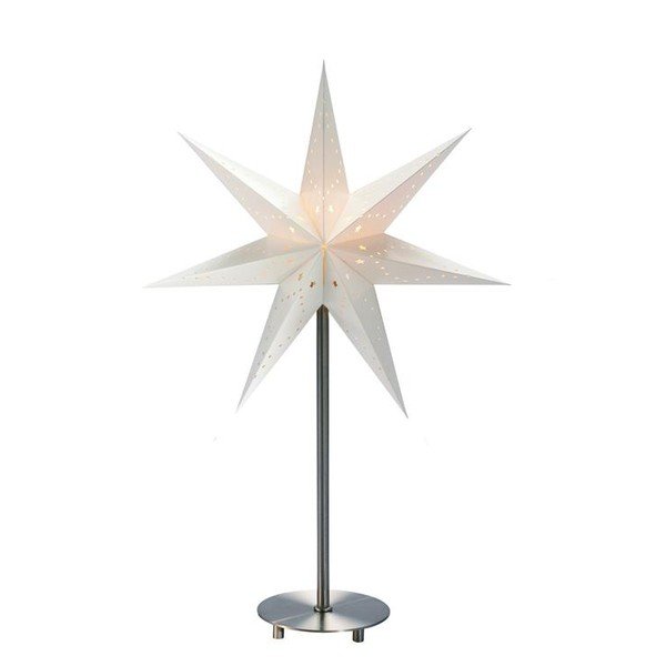 Бяла светлинна декорация , височина 52 cm Saturnus - Markslöjd