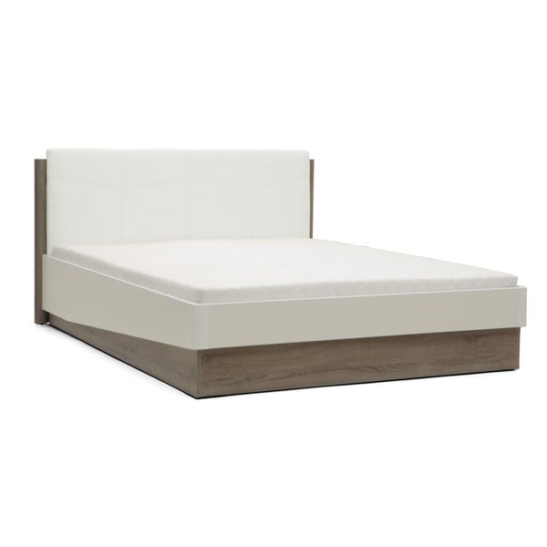 Bílá dvoulůžková postel Mazzini Beds Dodo, 140 x 200 cm