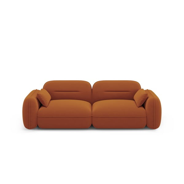 Оранжев кадифен диван 230 cm Audrey – Interieurs 86