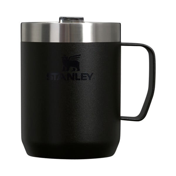 Черна термочаша от неръждаема стомана 230 ml Stay-Hot Camp Mug Black – Stanley