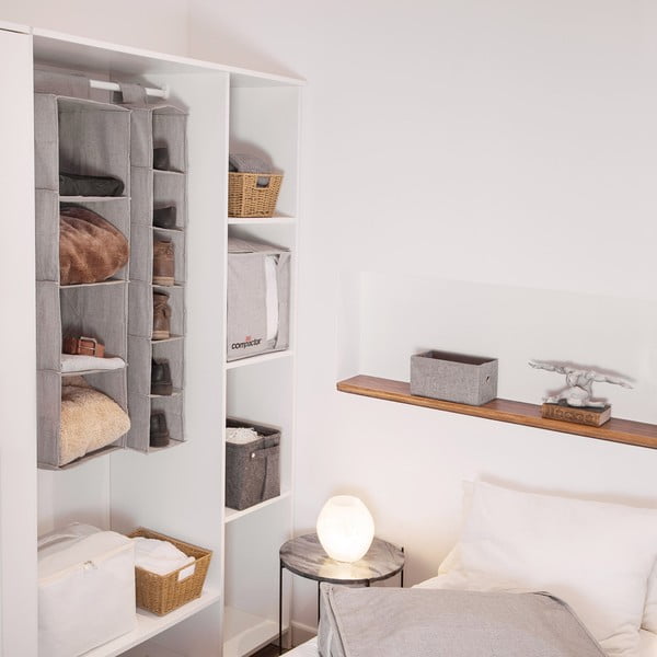 Висящ текстилен органайзер за гардероб Oxford - Compactor-image-1