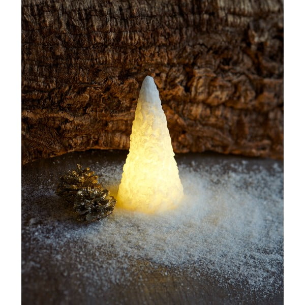 LED светлинна декорация Конус, височина 15 см Snow - Sirius
