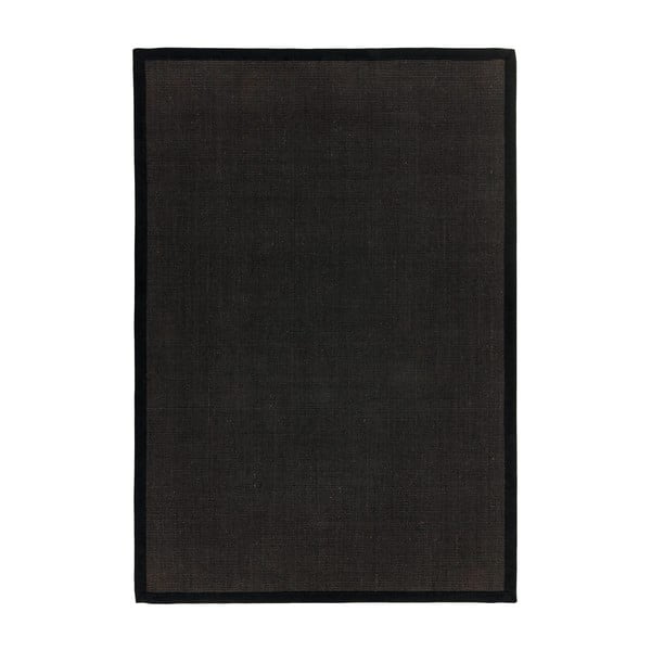 Черен килим 180x120 cm Sisal - Asiatic Carpets
