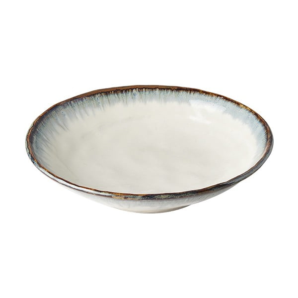 Бяла керамична дълбока чиния , ø 24 cm Aurora - MIJ