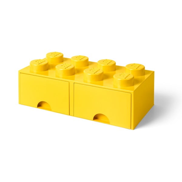 Жълта кутия за съхранение с две чекмеджета - LEGO®-image-1
